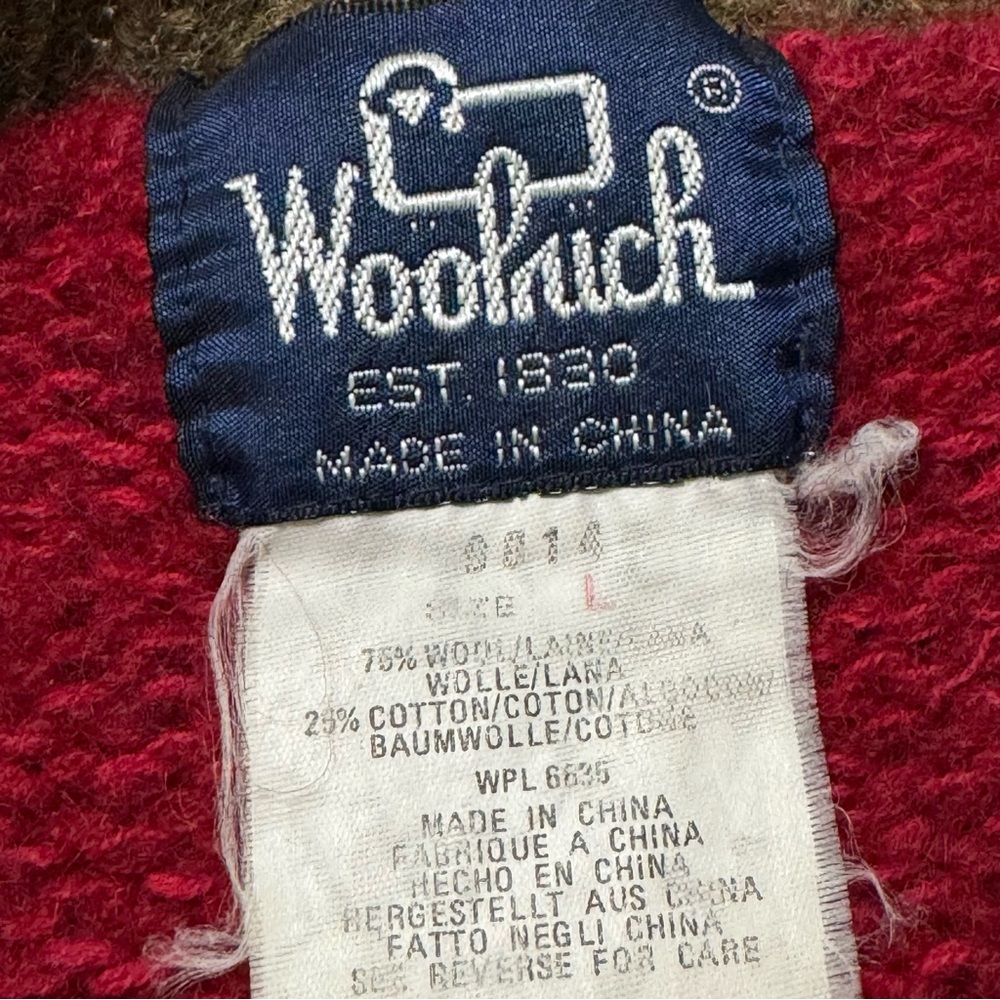 Vintage Woolrich Aztec Patterned Wool Sweater - image 6